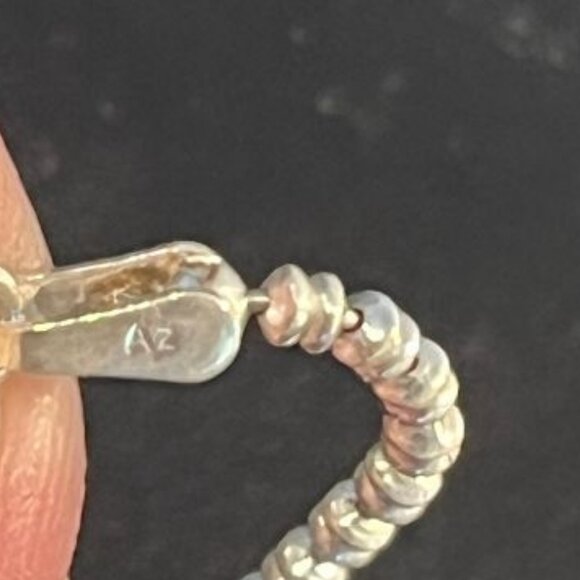 AZ Italy 925 Silver Ankle Bracelet - 9 Inches Long - Picture 4 of 5